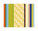 Striped Key Canvas Art Print by Dan Bleier