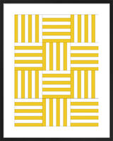 Checkerboard Key Framed Art Print by Dan Bleier