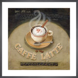 Café Latte Framed Art Print by Lisa Audit