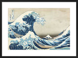 The Great Wave off Kanagawa Framed Art Print by Katsushika Hokusai