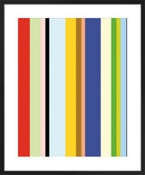 Curry Stripe Framed Art Print by Dan Bleier
