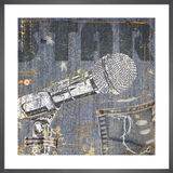 Rock Concert IV Framed Art Print by NBL Studios