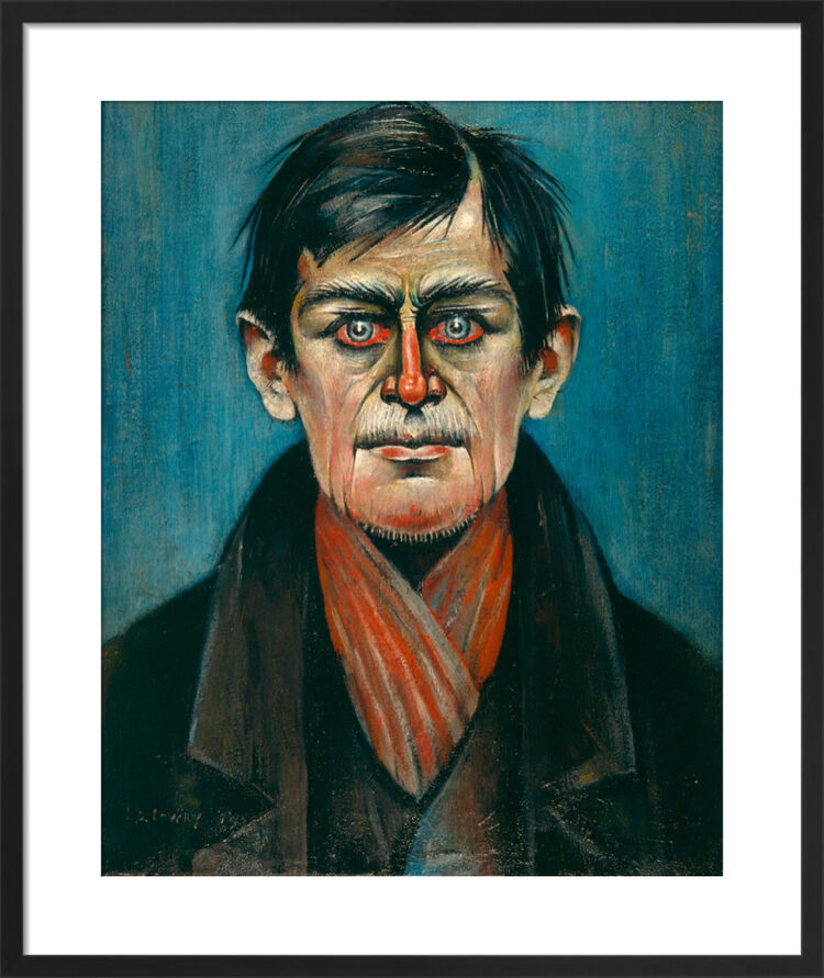 Head Of A Man (With Red Eyes), 1938 Framed Art Print by L.S. Lowry