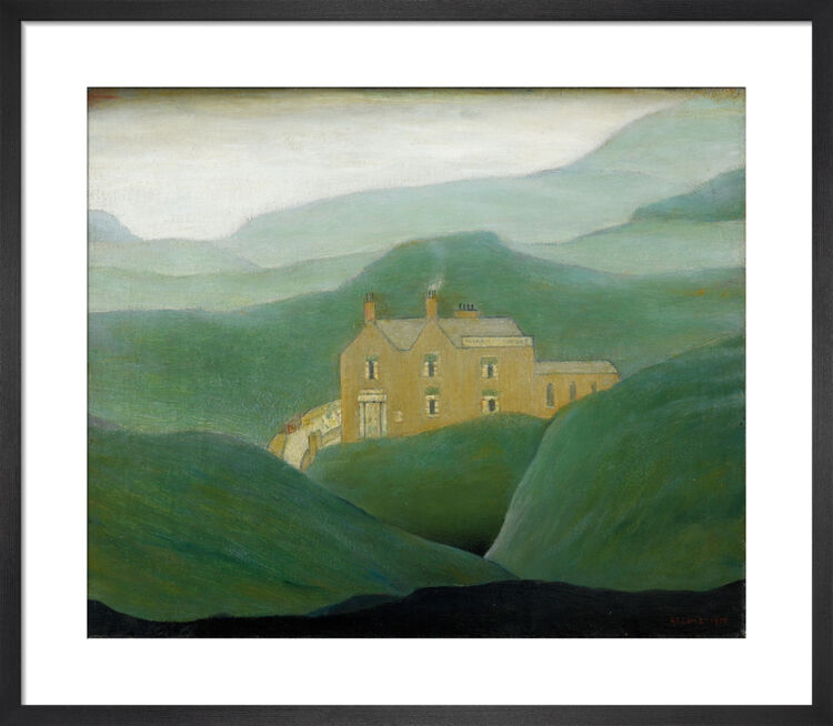 House On The Moor, 1950 Framed Art Print by L.S. Lowry