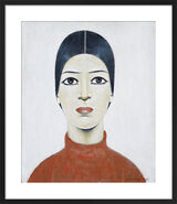 Portrait Of Ann, 1957 Framed Art Print by L.S. Lowry