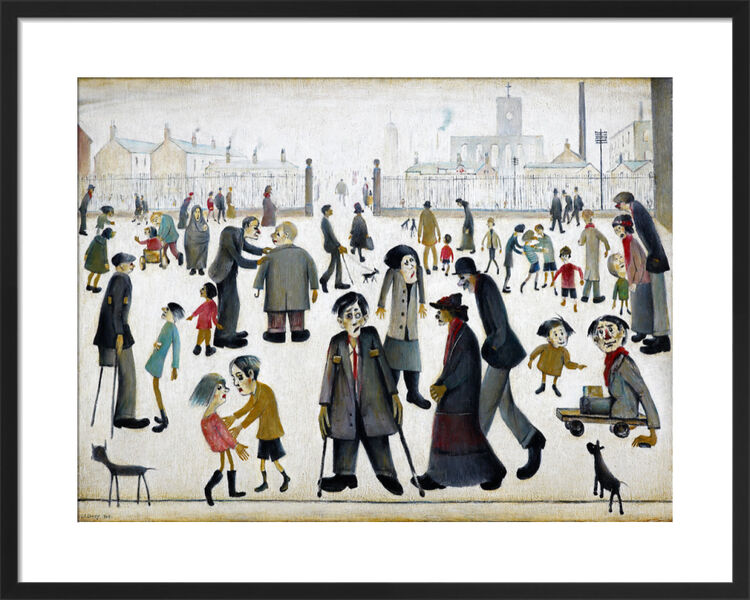 The Cripples, 1949 Framed Art Print by L.S. Lowry