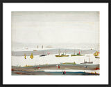 The Estuary, 1956-59 Framed Art Print by L.S. Lowry
