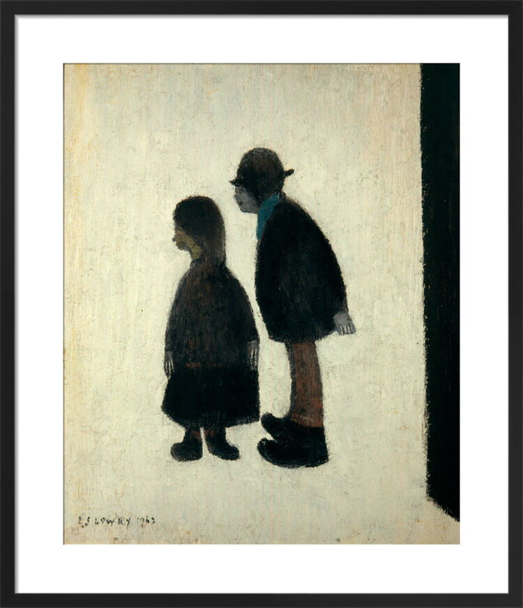 Two People, 1962 Framed Art Print by L.S. Lowry