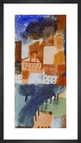 Hauser mit Baumallee, 1915 by Paul Klee