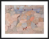 Landschaft Mit Eseln (Landscape with donkeys) 1932 by Paul Klee Framed Art Print