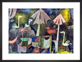 Vogelkomodie (Bird Comedy) 1919 by Paul Klee Framed Art Print