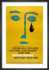 Bonjour Tristesse Framed Art Print by Saul Bass