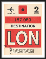 London Framed Art Print by Nick Cranston