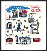 London - Piccadilly Circus Cityscape by Julia Gash