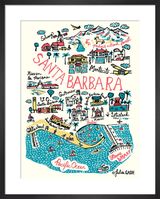 Santa Barbara Cityscape by Julia Gash