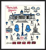 London - Trafalgar Square Cityscape by Julia Gash