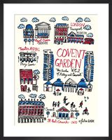 London - Covent Garden Cityscape by Julia Gash