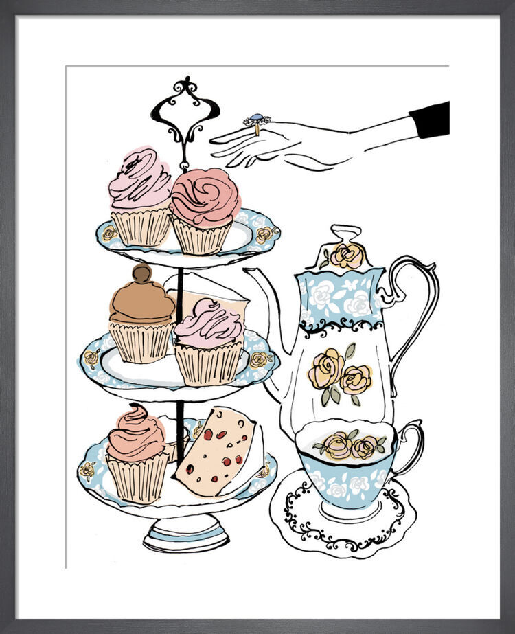 Treat Yourself Framed Art Print by Louise Cunningham