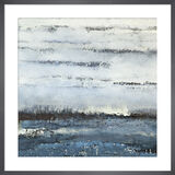 Winter Blue Framed Art Print by Liz Jameson