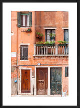 Three Doors of Venice Framed Art Print by Julian Elliott