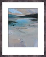 Silvered by Rain Framed Art Print by Kathy Ramsay Carr