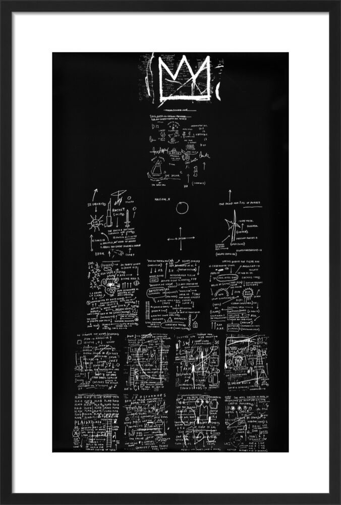 Tuxedo, 1982-3 Framed Art Print by Jean-Michel Basquiat
