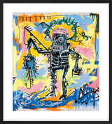 Untitled (Fishing) 1981 Framed Art Print by Jean-Michel Basquiat
