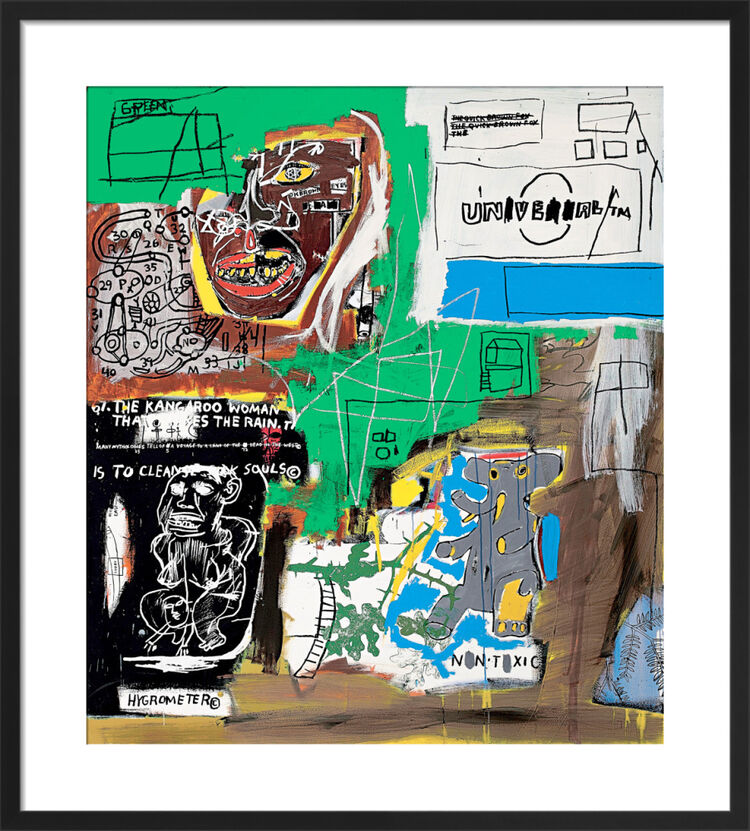 Sienna, 1984 Framed Art Print by Jean-Michel Basquiat