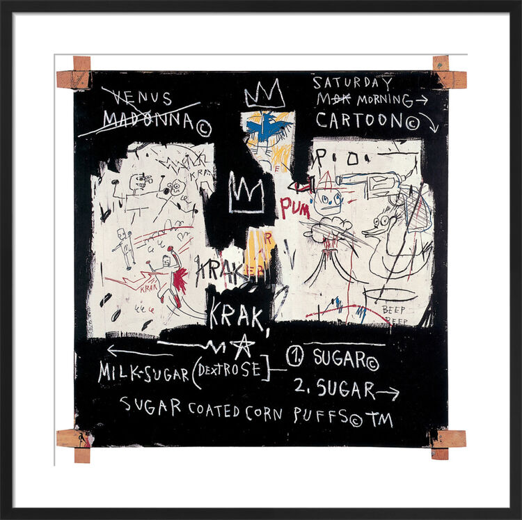 Panel of Experts, 1982 Framed Art Print by Jean-Michel Basquiat