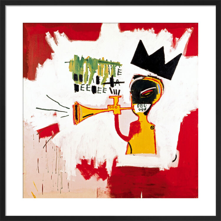 Trumpet, 1984 Framed Art Print by Jean-Michel Basquiat