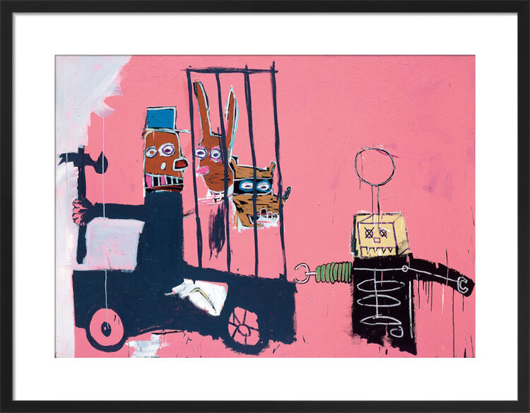 Molasses, 1983 Framed Art Print by Jean-Michel Basquiat