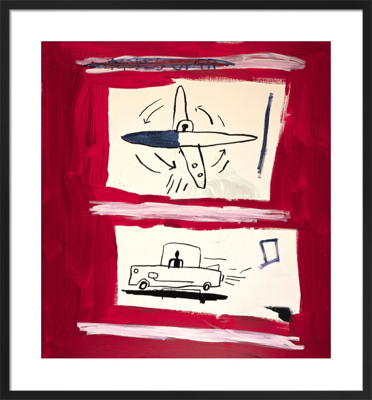 Untitled, 1985 Framed Art Print by Jean-Michel Basquiat