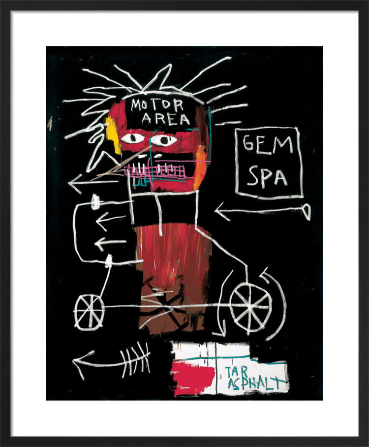 Untitled (Gem Spa) 1982 Framed Art Print by Jean-Michel Basquiat