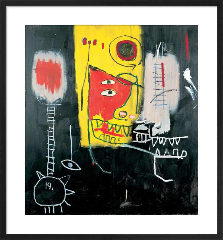 Untitled (19) 1984 Framed Art Print by Jean-Michel Basquiat