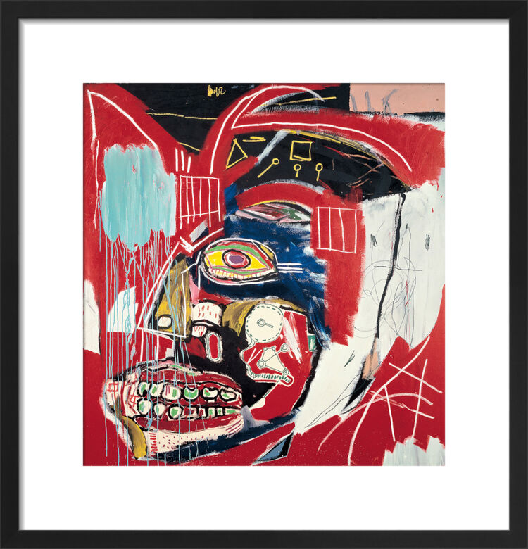 In This Case, 1983 Framed Art Print by Jean-Michel Basquiat