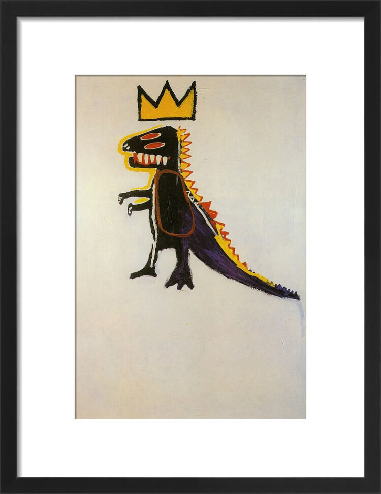 Pez Dispenser, 1984 Framed Art Print by Jean-Michel Basquiat