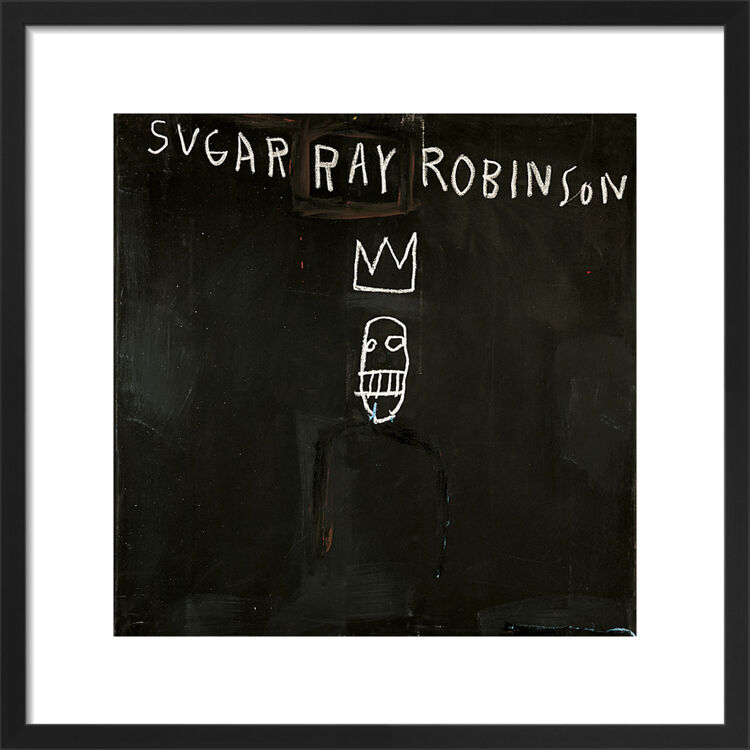 Untitled (Sugar Ray Robinson) 1982 1982-3 Framed Art Print by Jean-Michel Basquiat