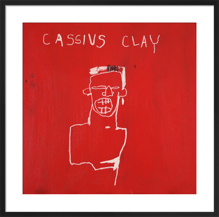 Cassius Clay, 1982 Framed Art Print by Jean-Michel Basquiat