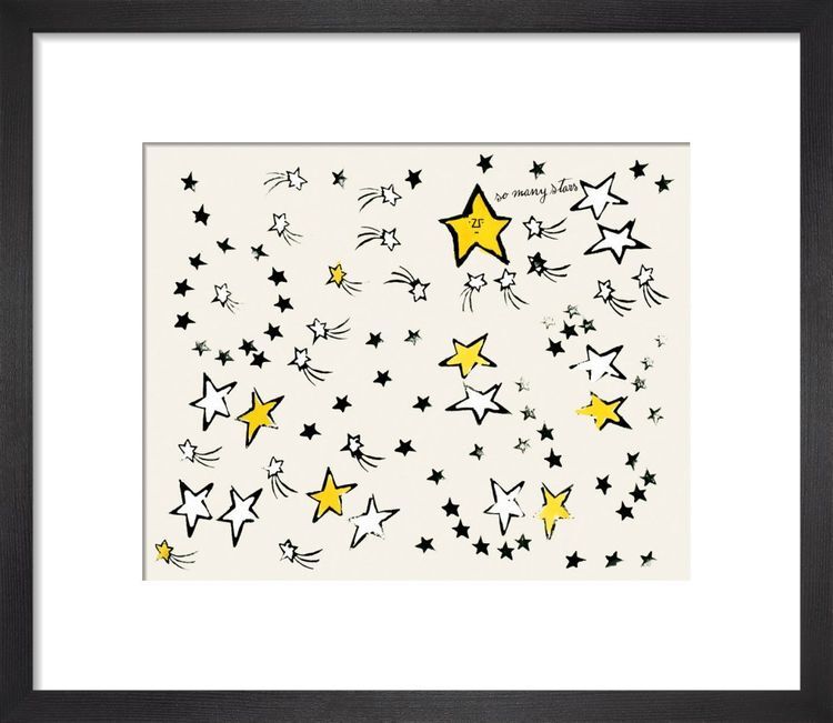 So Many Stars, c.1958 Framed Art Print by Andy Warhol