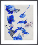 Sapphire II Framed Art Print by Jen Garrido