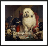 Trial by Jury, or Laying down the Law Framed Art Print by Sir Edwin Henry Landseer
