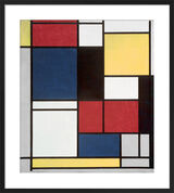 Tableau II, 1921-25 by Piet Mondrian Framed Art Print