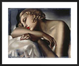 The Sleeping Girl Framed Art Print by Tamara de Lempicka