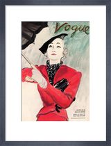 Vogue April 4th 1934, Art print by (Eric) Carl Erickson