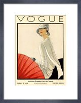 Vogue January 11th 1928 Framed Art print by Porter Woodruff