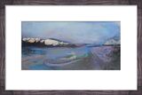 River Sky Framed Art Print by Kathy Ramsay Carr