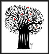 All of a Twitter Framed Art Print by Charlene Mullen