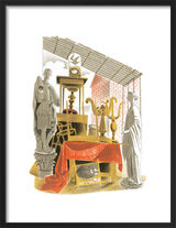 Second-hand Furniture and Effects Framed Art Print by Eric Ravilious