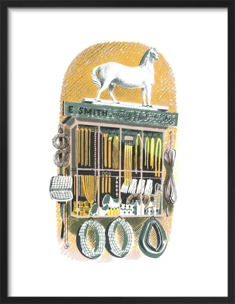 Saddler and Harness Maker Framed Art Print by Eric Ravilious