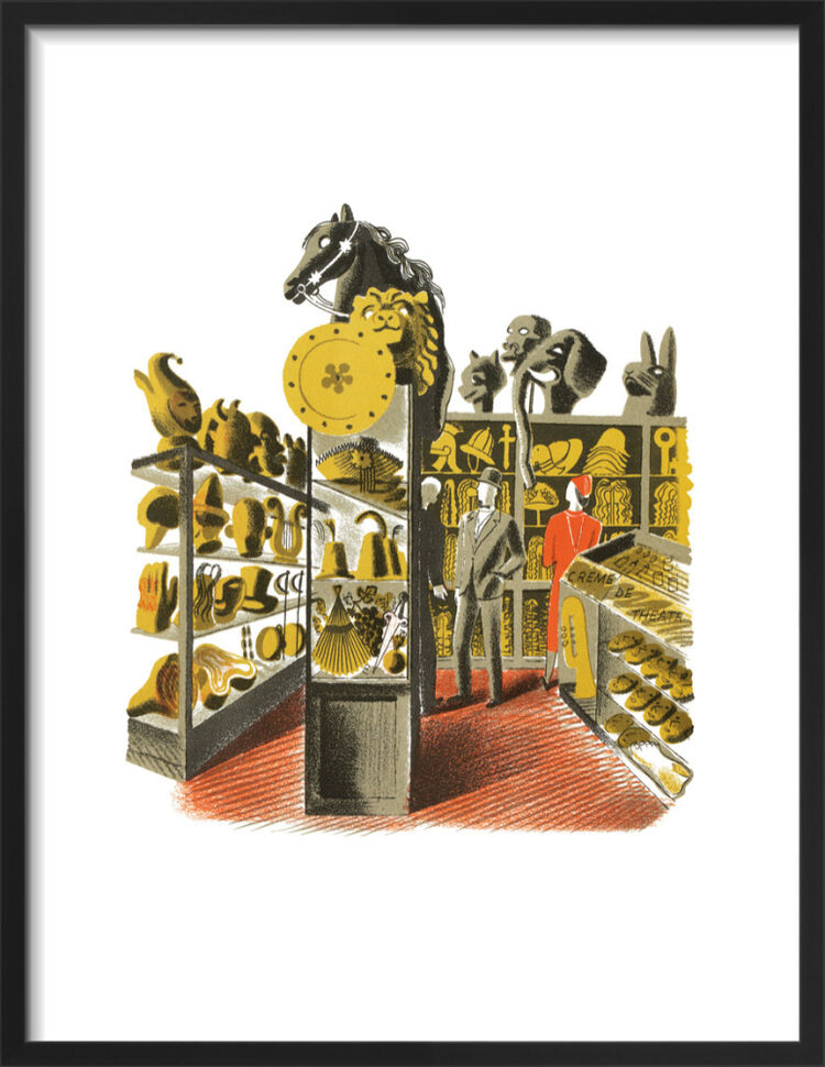 Theatrical Properties Framed Art Print by Eric Ravilious
